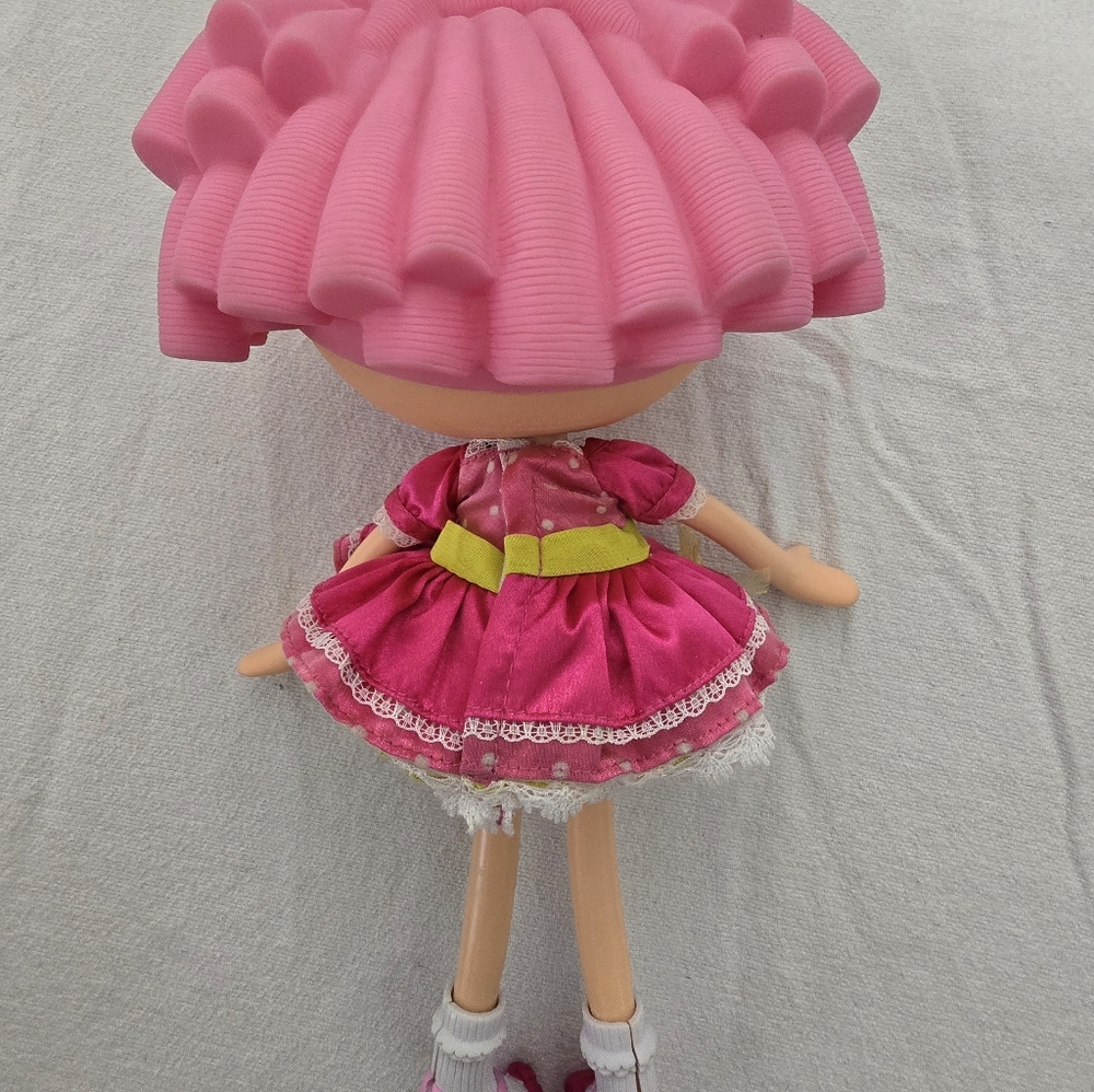 Lalaloopsy Jewel Sparkles Doll Full Size 12” Pink Hair & Crown Dress Shoes 2009 - Picture 5 of 11
